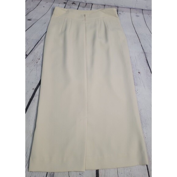 Trousers Etc New York Beige Long Skirt size 8 with Zip in Back - Picture 4 of 6